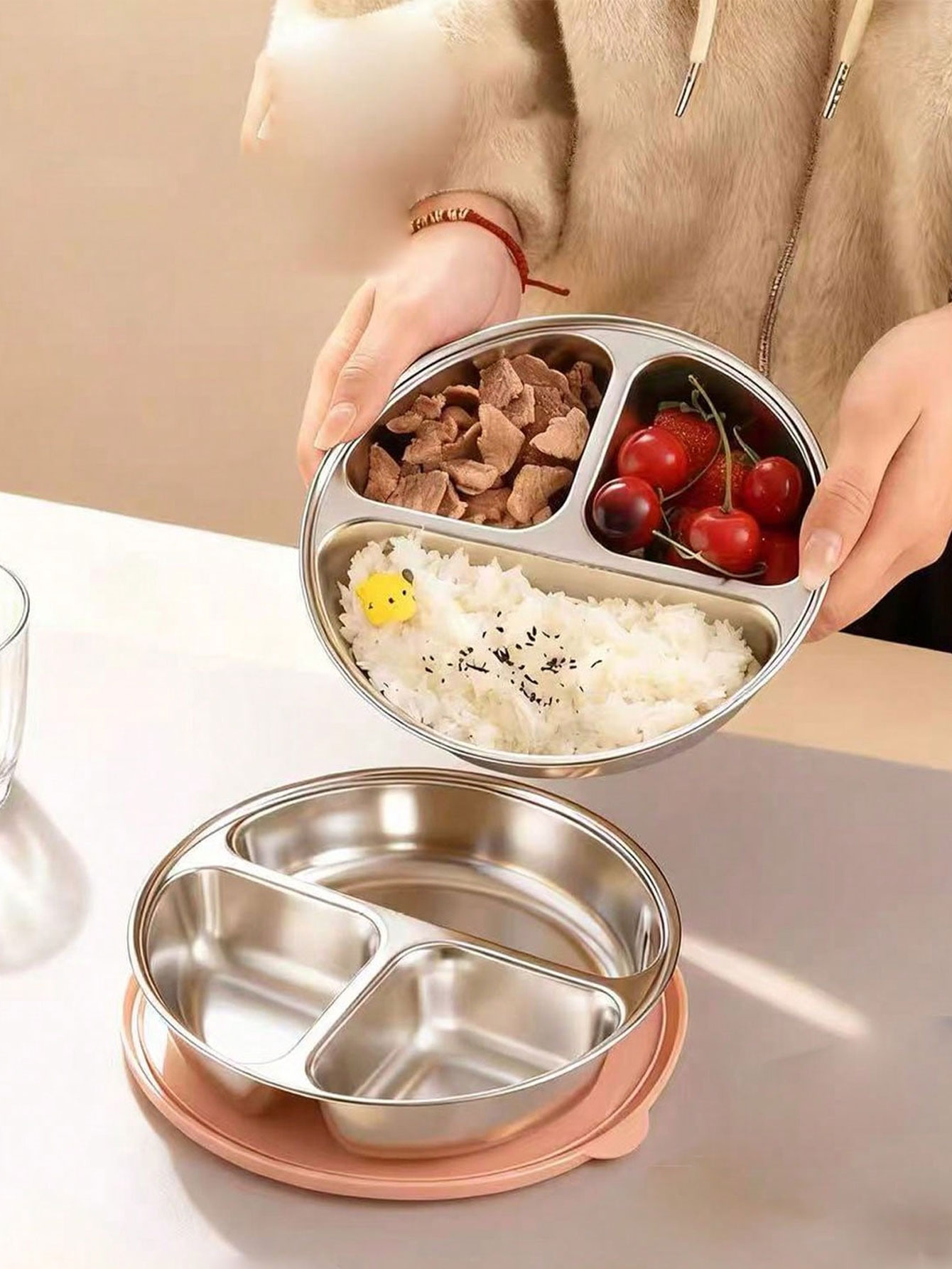Baby Food Steamer - Plateau de cuisson vapeur à trois