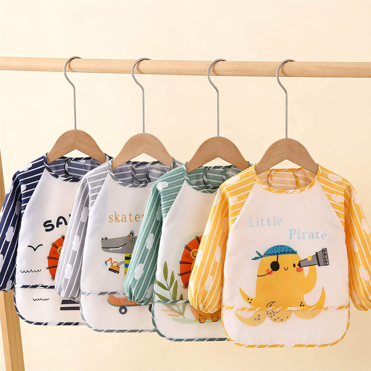 Baby Food Kit - Lot de 2 bavoirs imperméables à