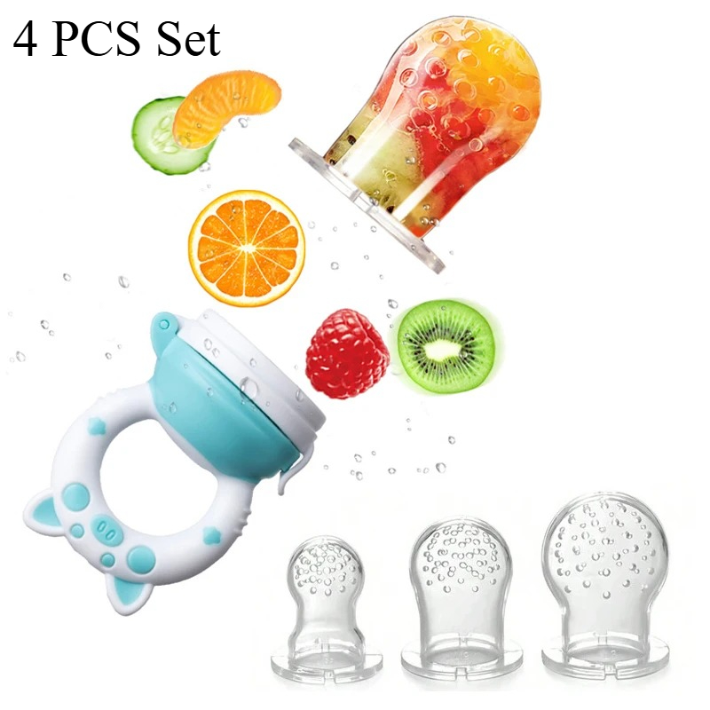 Baby Food Kit - Lot de 4 sucettes d'alimentation en