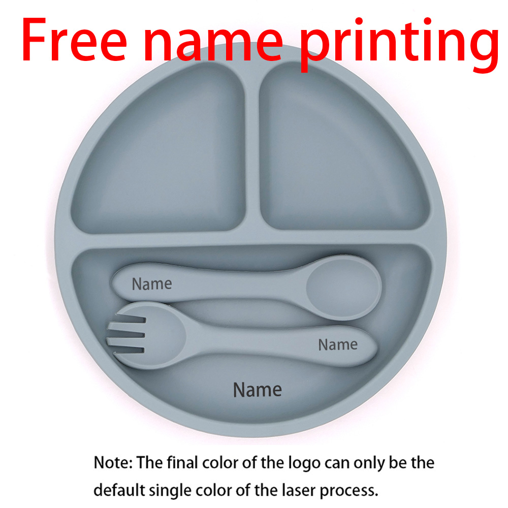 Baby Food Chart - Vaisselle en Silicone pour enfants, impression