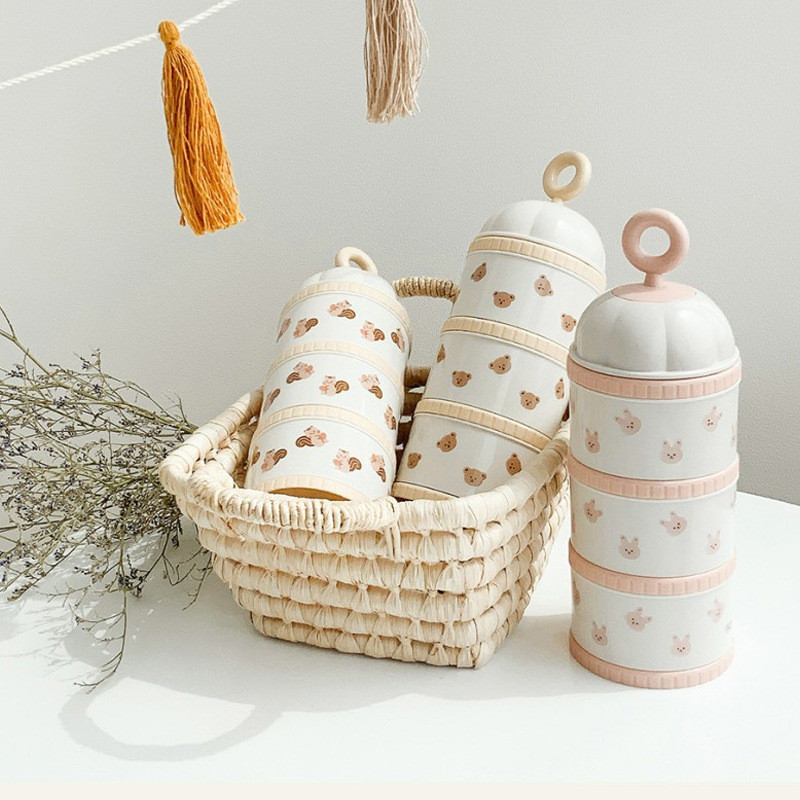 Food Box Baby - Boîte de lait en poudre ours