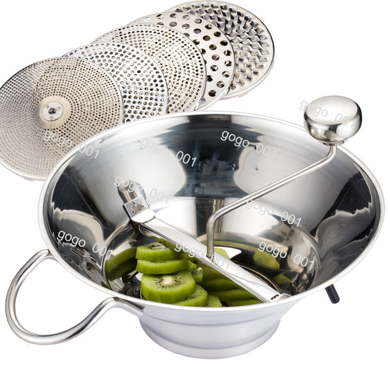 Baby Food Healthy - Broyeur alimentaire manuel en acier inoxydable