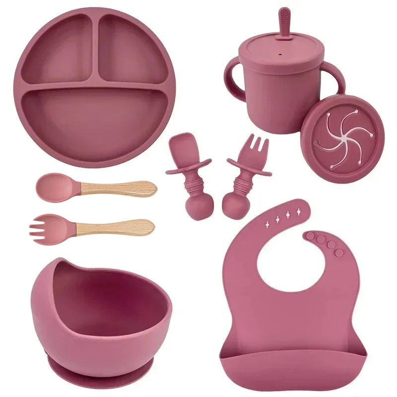 Baby Food Dinner - Ensemble de plats en Silicone de