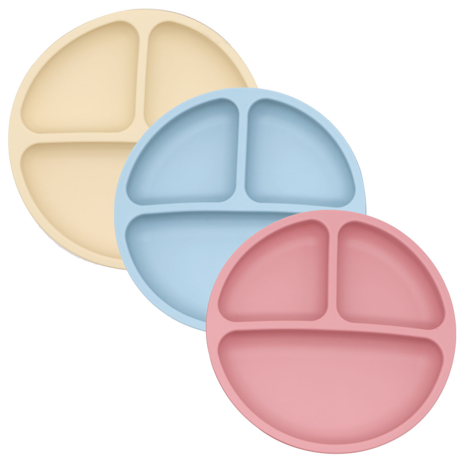 Baby Food Dinner - Plaque fendue en silicone de qualité