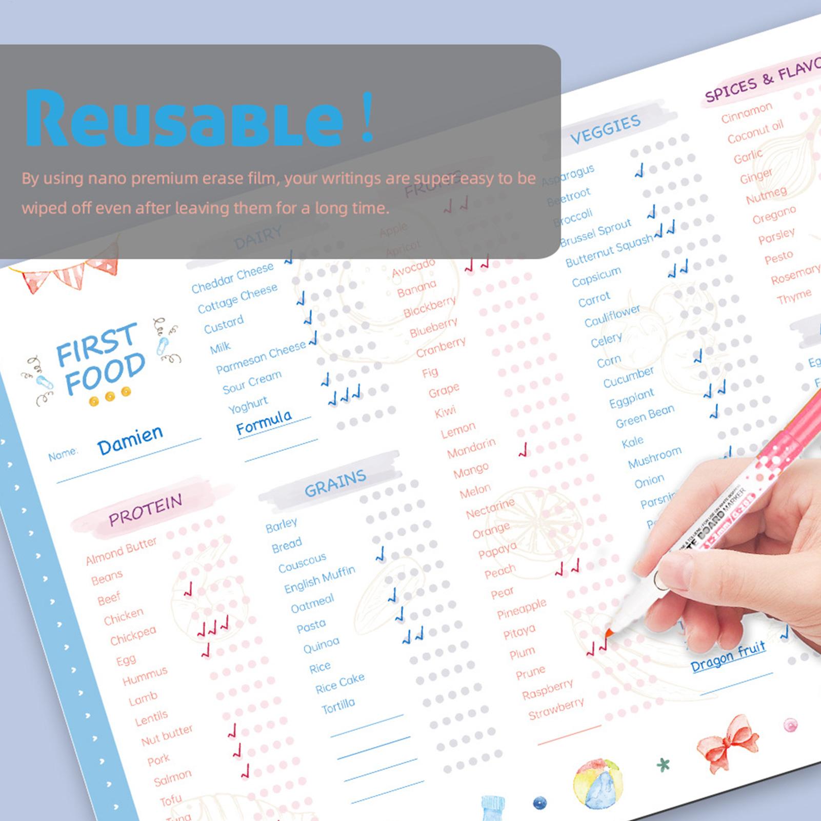 Liste de contrôle des premiers - Baby Food Chart avis et prix