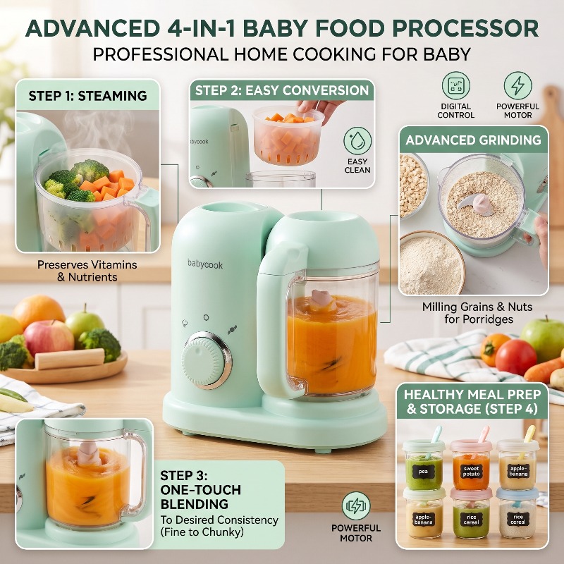 Robot culinaire multifonction  - Baby Food Steamer avis et prix