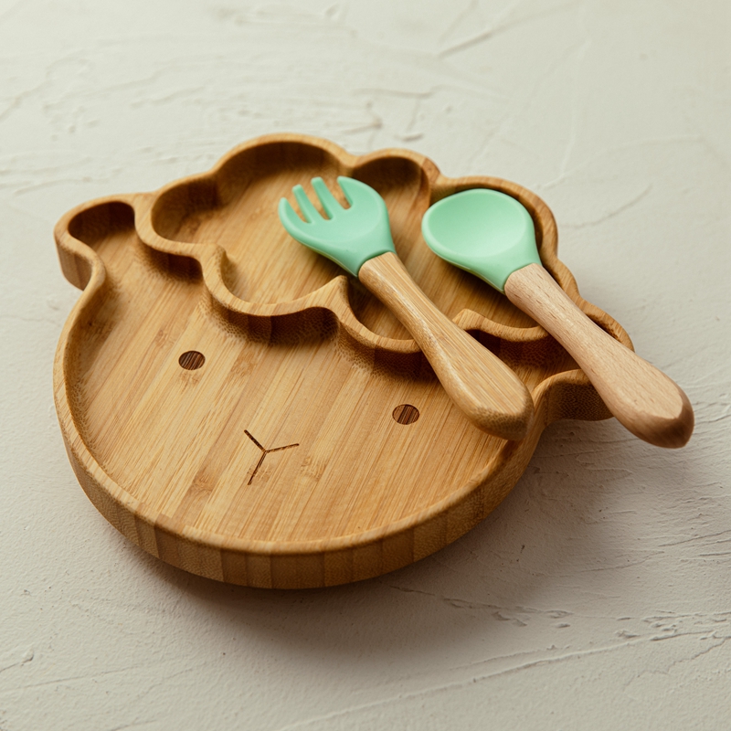Vaisselle en bambou pour enfan - Baby Food Dinner avis et prix