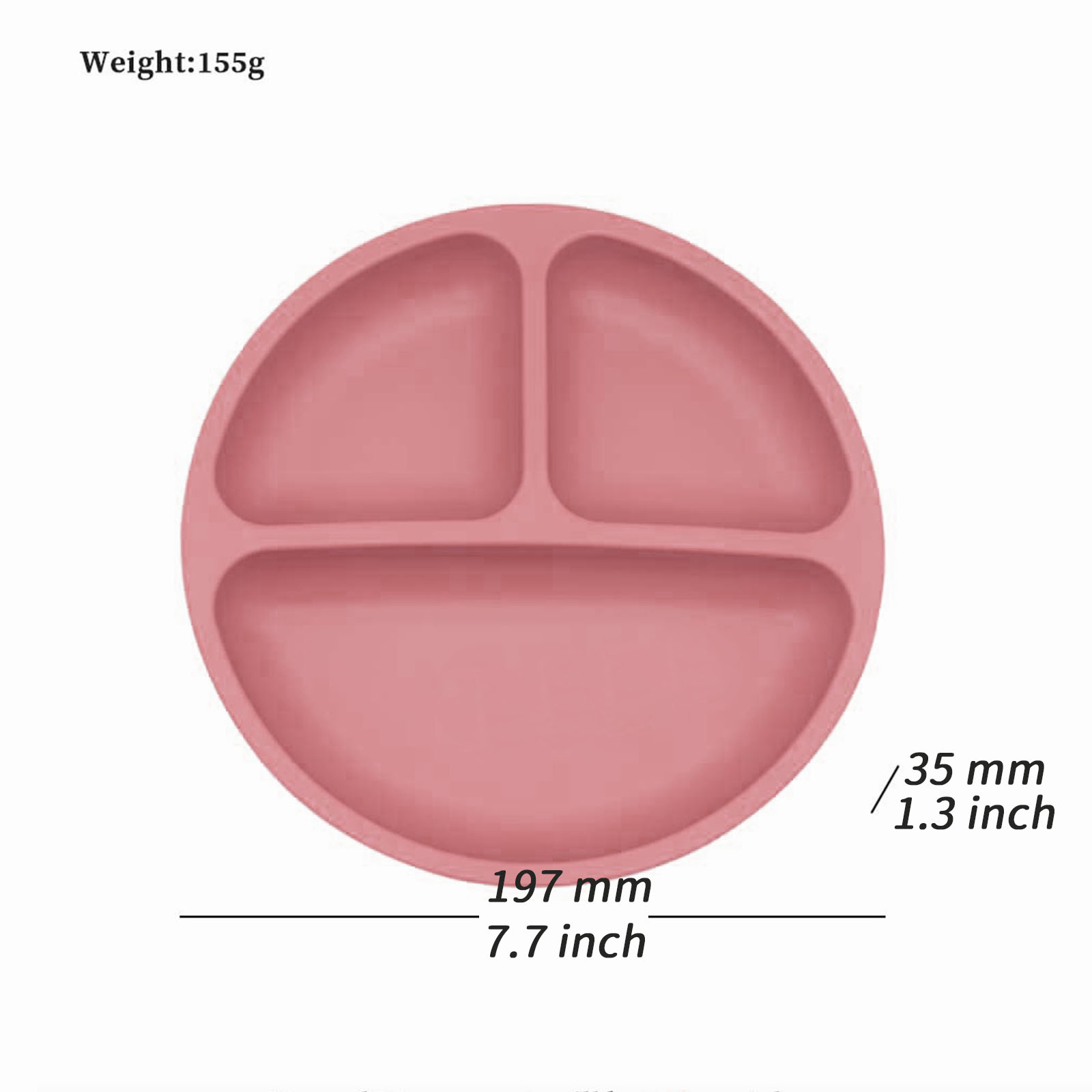 Plaque fendue en silicone de q - Baby Food Dinner avis et prix